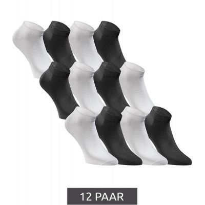 2. Jack&Jones Unisex socks 12 pack 12260511 BLK/WHT