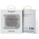 3. Guess 4G Strass Charm Case for AirPods 4 - Pink