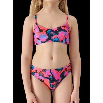 Girls' two-piece swimsuit 4F JUNIOR 4FJWSS25UBKSF046-90A
