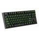 7. GENESIS THOR 404 TKL US GAMING KEYBOARD RGB BACKLIGHT MECHANICAL BLACK KAILH BOX BROWN