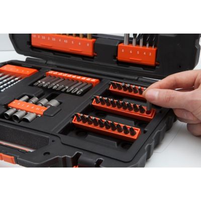 3. Black+Decker A7231-XJ 76-piece Drill and Bit Set