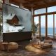 13. MACLEAN PORTABLE PROJECTION SCREEN, COMPACT, FLOOR, 100", 16:9 MC-964