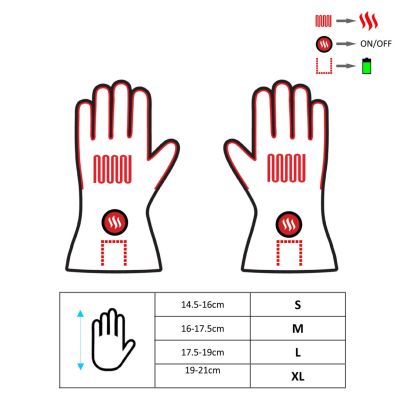 9. Glovii GS9L heated gloves (L; black)
