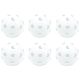 8. UNIHOC MATCH BALL WHITE ENERO 6 PCS