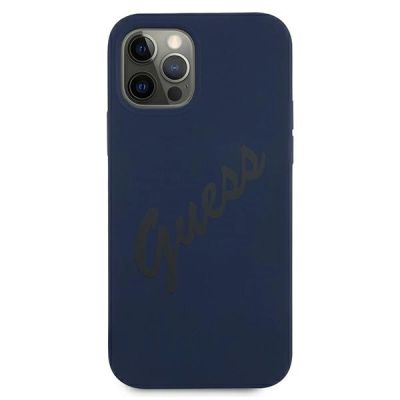 3. Guess GUHCP12LLSVSBL iPhone 12 Pro Max 6.7" blue/blue hardcase Script Vintage