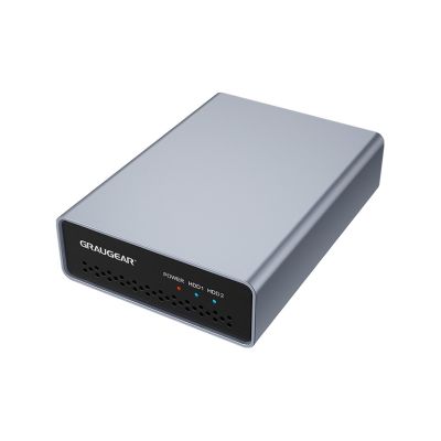 GRAUGEAR G-25RD2-AC-10G Hard Drive Case HDD/SSD Enclosure Silver 2.5"