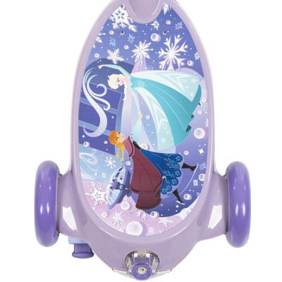 3. Huffy Frozen Bubble Electric Scooter with Seat Jr 18015W