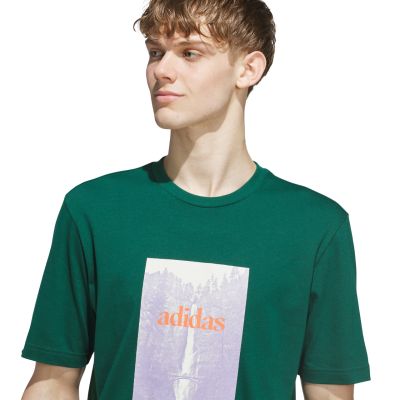 4. adidas Waterfall Graphic Men's T-Shirt Green KS2173