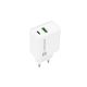 2. NATEC RIBERA USB-A + USB-C 20W POWER DELIVERY WHITE CHARGER NUC-2061