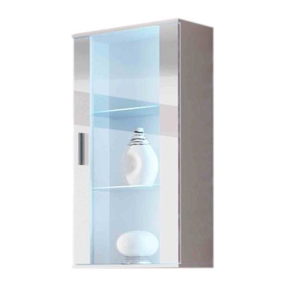 SOHO hanging display cabinet white/white gloss