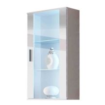 SOHO hanging display cabinet white/white gloss