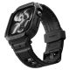 3. Spigen Rugged Armor Pro Case Strap for Apple Watch 46mm - Matte Black