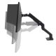 3. Ergotron HX DESK MONITOR ARM/WITH HD PIVOT MATTE BLACK