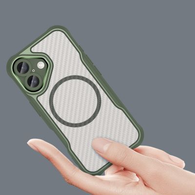 5. Leading Series MagSafe Silicone Case for iPhone 16 - Green