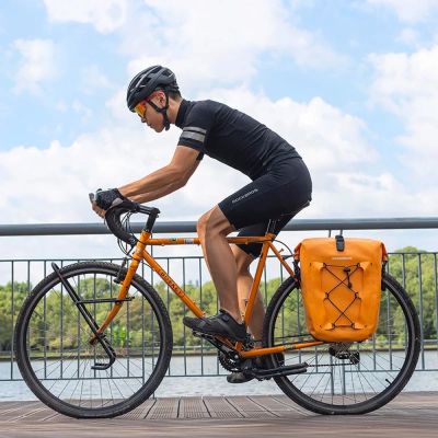 2. Rockbros 30140022003 waterproof bicycle bag for trunk - orange