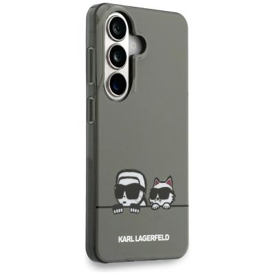 4. Karl Lagerfeld IML Peekaboo Karl&Choupette MagSafe Case for Samsung Galaxy S26 - Black