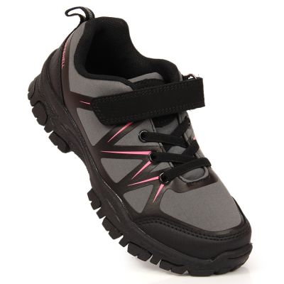 4. American Club Jr AM902A Velcro Hiking Shoes Gray 
