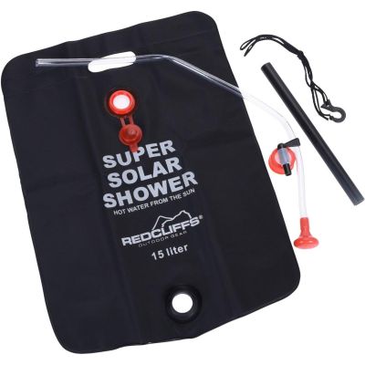 6. SOLAR SHOWER CAMPING TOURIST 15L REDCLIFFS