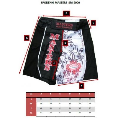 3. Masters Jr Kids MMA Shorts-SM-5000 065000-M