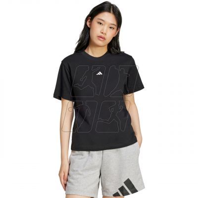 2. adidas Essentials Small Logo Cotton T-shirt W JC5943