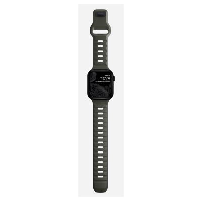 5. NOMAD Sport Band - strap for Apple Watch 46mm/49mm with FKM (ash green)
