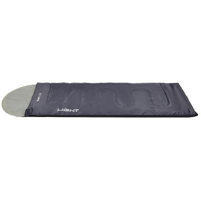 15. LIGHT TOURIST SLEEPING BAG 200X70CM GREY ENERO CAMP