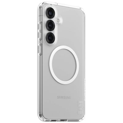 2. CARE by PanzerGlass Flagship Urban Combat White QI Case for Samsung Galaxy S25+ - Transparent