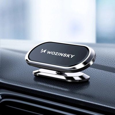 4. Wozinsky Self-Adhesive Magnetic Car Mount 360 for Dashboard Silver (WMH-06)