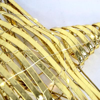3. DECORATIVE STAR 20 LED 30 CM GOLD
