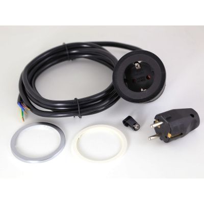 7. Bachmann 926.001 Type F Electrical Socket Black