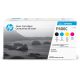 2. Samsung HP CLT-P406C 4-Pack Cyan, Magenta, Yellow, and Black Original Toner Cartridges