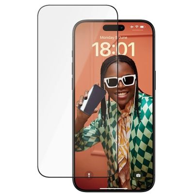 2. PanzerGlass Ceramic Protection ceramic glass for iPhone 15 Pro Max with positioner