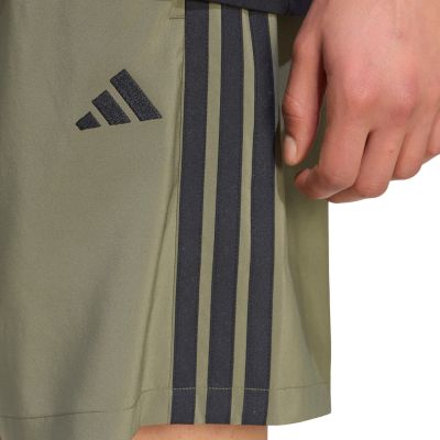 5. Men's adidas Essentials 3-Stripes Chelsea Lite Woven Shorts Olive KY4154