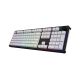 3. HATOR Skyfall Wireless 100 Gaming Keyboard USB + RF Wireless + Bluetooth QWERTY US English Black, White