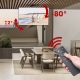 9. Maclean electric TV mount, ceiling mount, Tuya compatible, max. VESA 800x400, for TV 43-86", max. 45kg, MC-110 T
