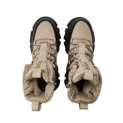 2. Lee Cooper Women’s Beige Winter Boots, Warm-Lined Ankle Boots with Zip
