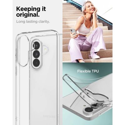 11. Spigen Liquid Crystal Case for Samsung Galaxy A37 5G - Transparent