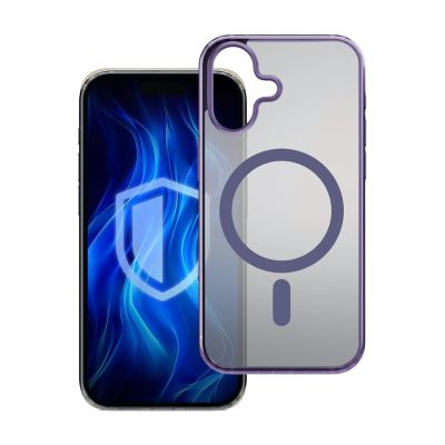 4. 3mk Frosty MagCase Purple for Apple iPhone 16 Plus - purple