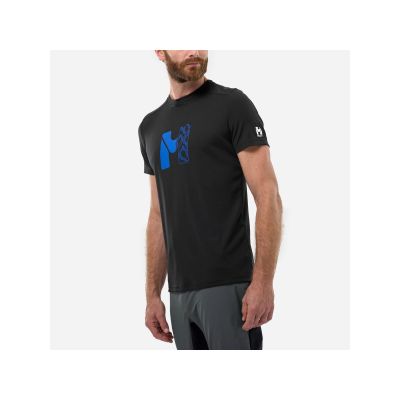 3. MILLET Kamet Map Ts Ss M black men's t-shirt