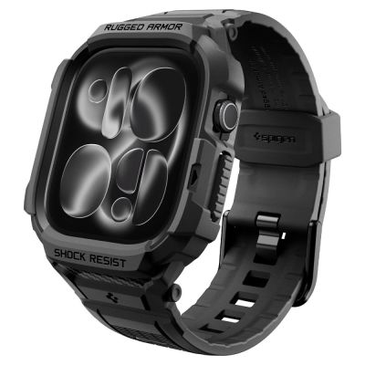 Spigen Rugged Armor Pro Apple Watch 42mm Strap - Matte Black