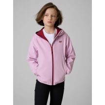 Girls' softshell jacket, windproof membrane 5000, 4F 4FJWSS26TSOFF478-47S