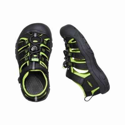 2. Keen Newport H2 Black/Lime Green Kids' Summer Hiking Sandals (1009942)