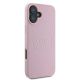 4. Guess Grained Gold Ring MagSafe iPhone 16 Plus Case - Pink