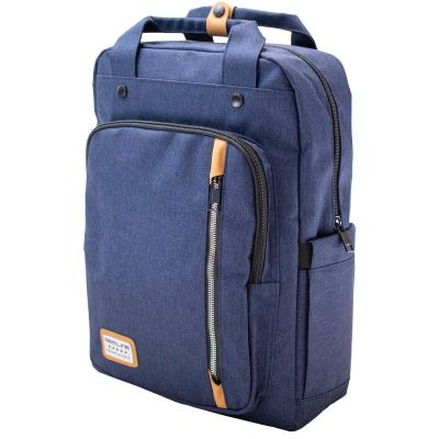 Navy Laptop Backpack SEMI LINE