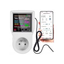 Thermostat with 230V socket, energy meter, Tuya WiFi