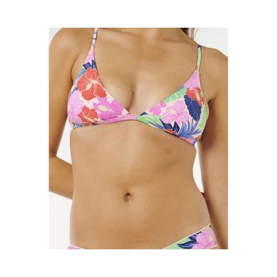 4. Women's RIP CURL Party Wave Cheeky Hipster Pant Multicolor Bikini Bottom