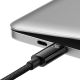 3. Baseus CAWJ040101 USB-C - USB-C cable 240W 480Mb/s 2m - black and gray