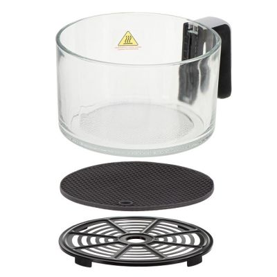 5. Adler 3L Air Fryer with Glass Bowl