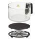 5. Adler 3L Air Fryer with Glass Bowl