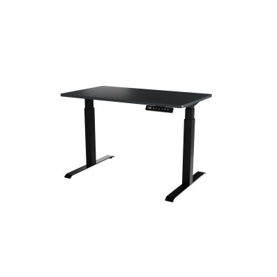 Electric height adjustable desk MOON 121x67x72-120 black/anthracite